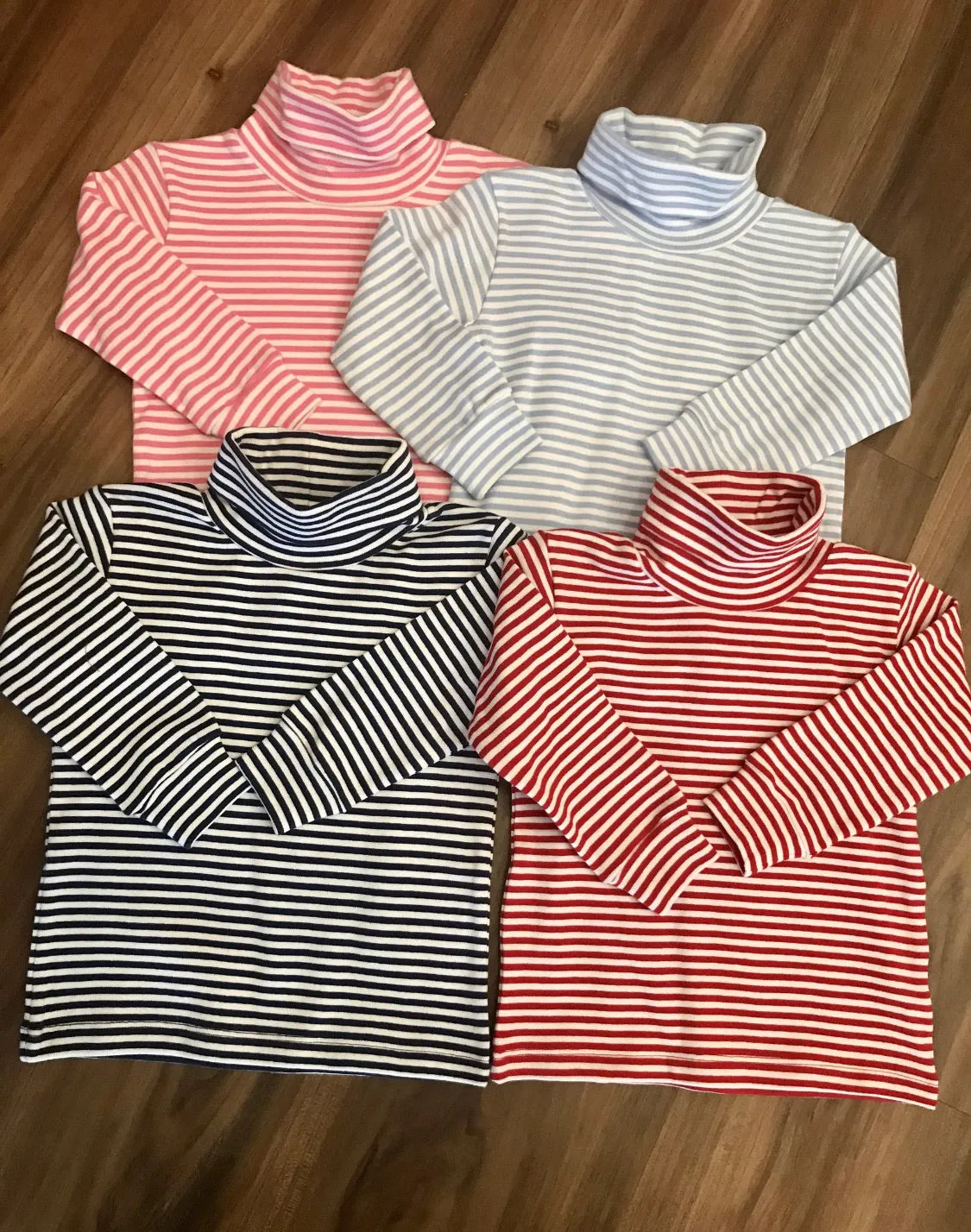 Stripe Turtleneck by Luigi Kids