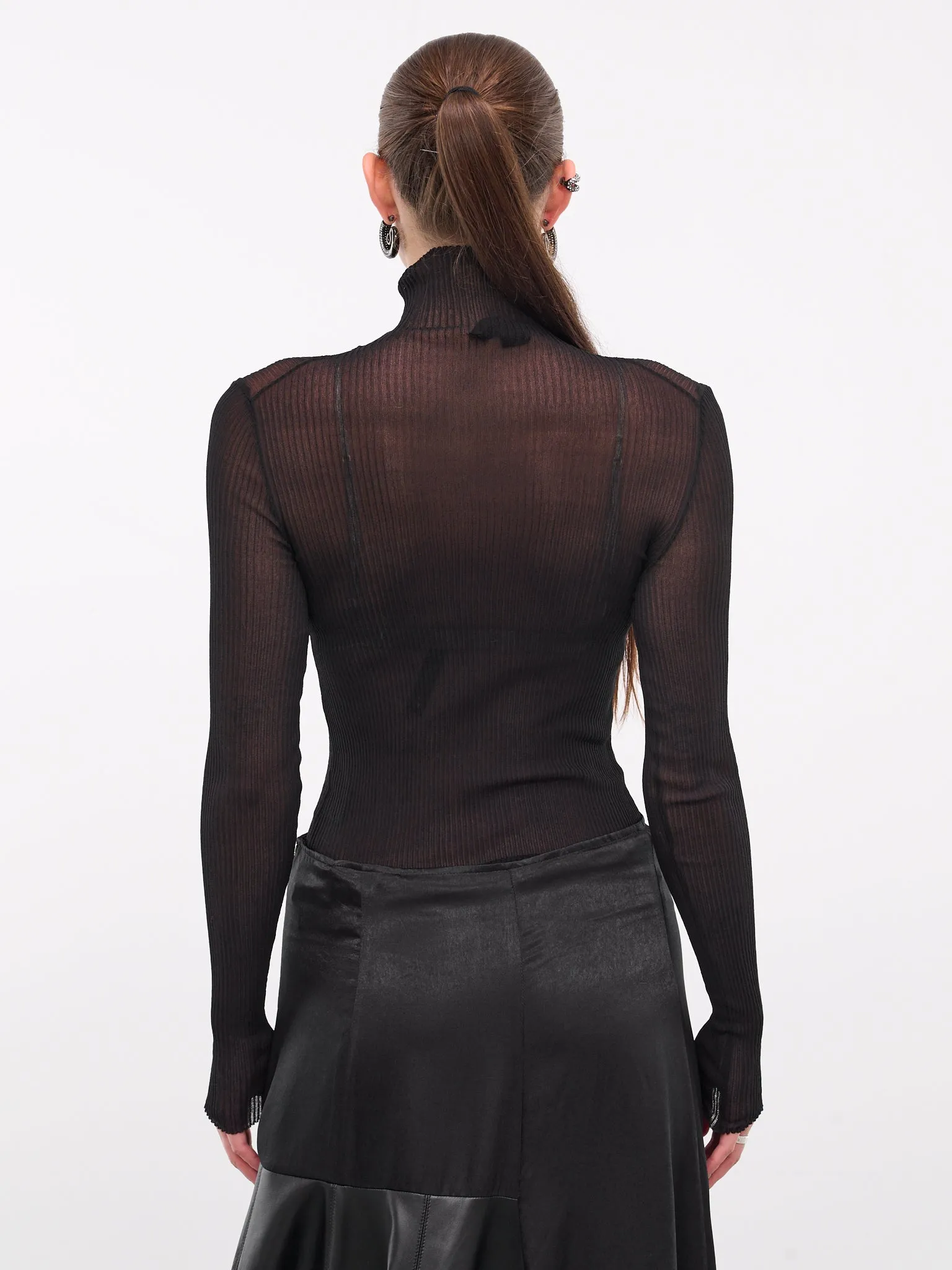 Sweet Mystery Turtleneck (K6-SWEET-MYSTERY-BLACK)