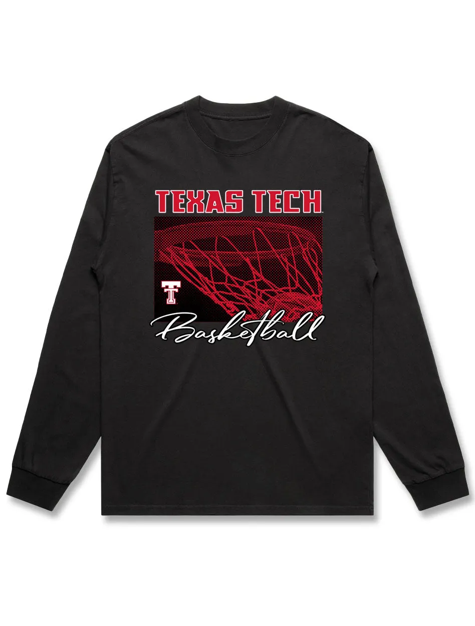 Texas Tech "Slam Jam" Basketball Heavyweight Long Sleeve T-shirt