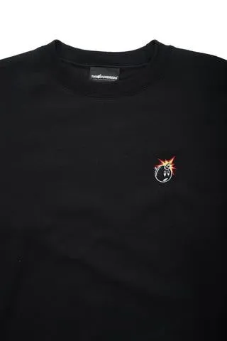 The Hundreds Crest Adam Crew Neck Black