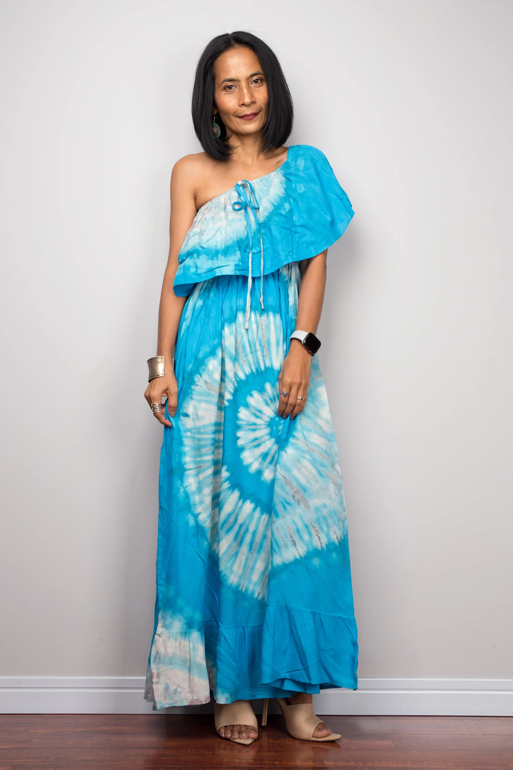 Tie Dye Drop Waist Dress