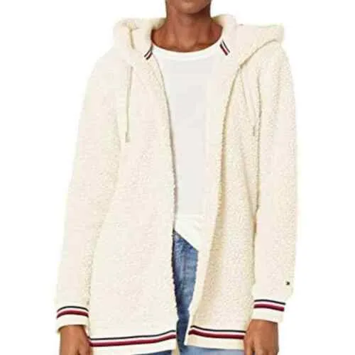 Tommy Hilfiger Women's Sherpa Midi Jacket