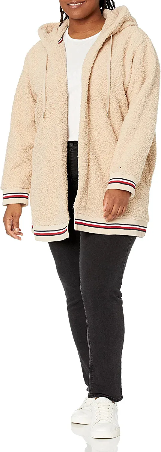 Tommy Hilfiger Women's Sherpa Midi Jacket