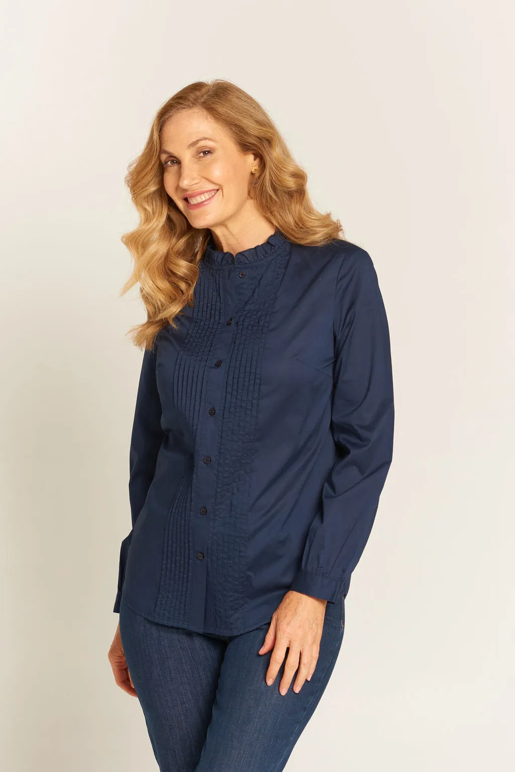 Tricia Blouse Navy