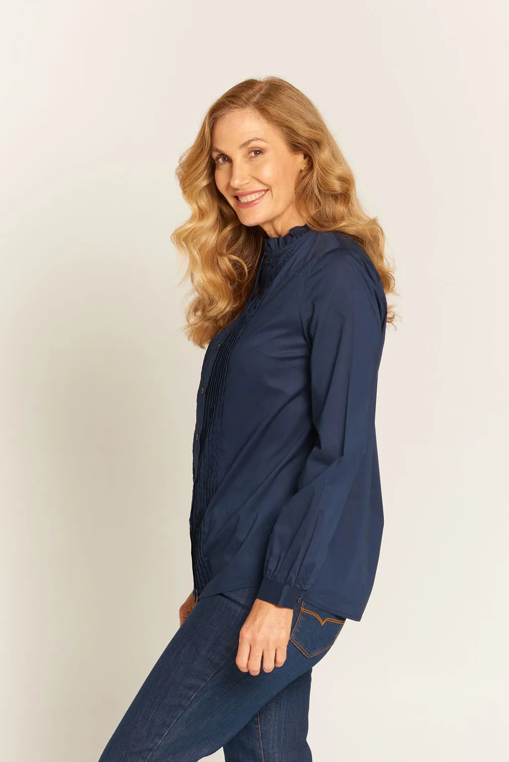 Tricia Blouse Navy