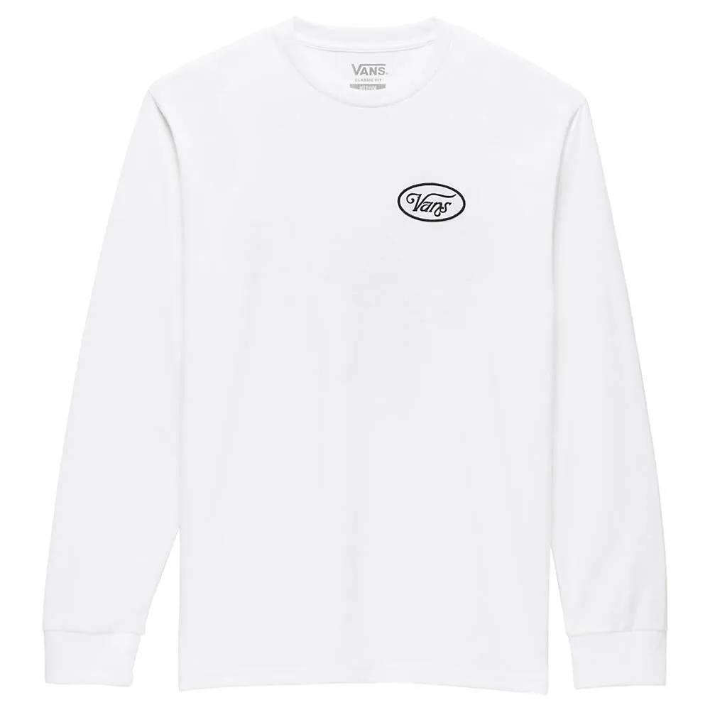 Vans Composite Rose Long Sleeve T-shirt - White