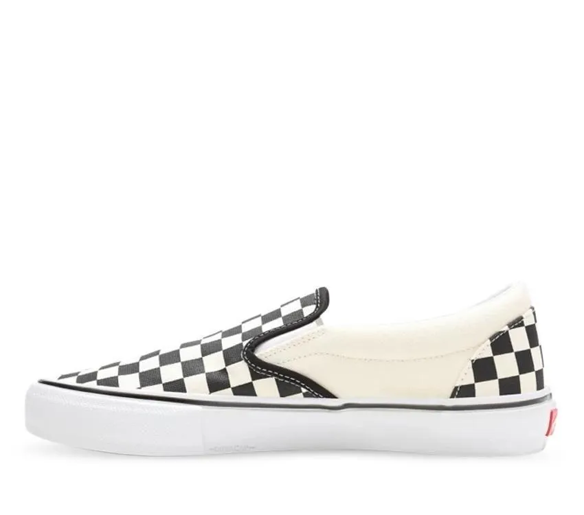 VANS SKATE SLIP ON PRO CHECKERBOARD - BLACK/OFF WHITE