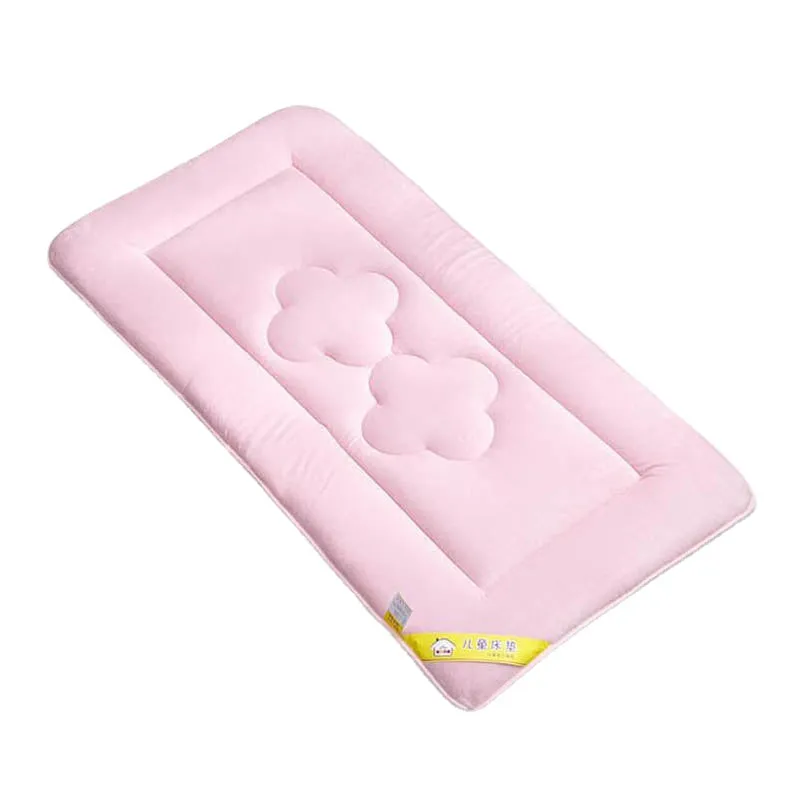 Velvet Portable Crib Bedding Mattress Dual Summer and Winter Soft Newborn Cot Pad Baby Bed Sheet  Changing Mat