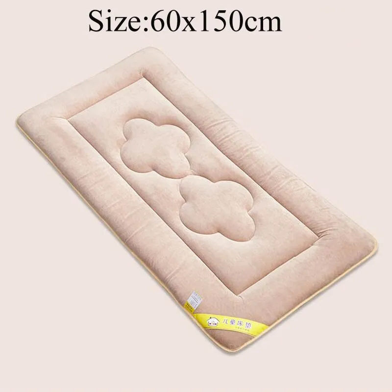 Velvet Portable Crib Bedding Mattress Dual Summer and Winter Soft Newborn Cot Pad Baby Bed Sheet  Changing Mat