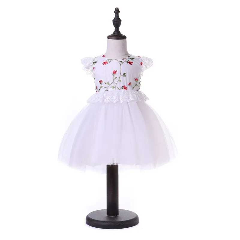 White Tutu Floral Dress (12M-6Yrs)