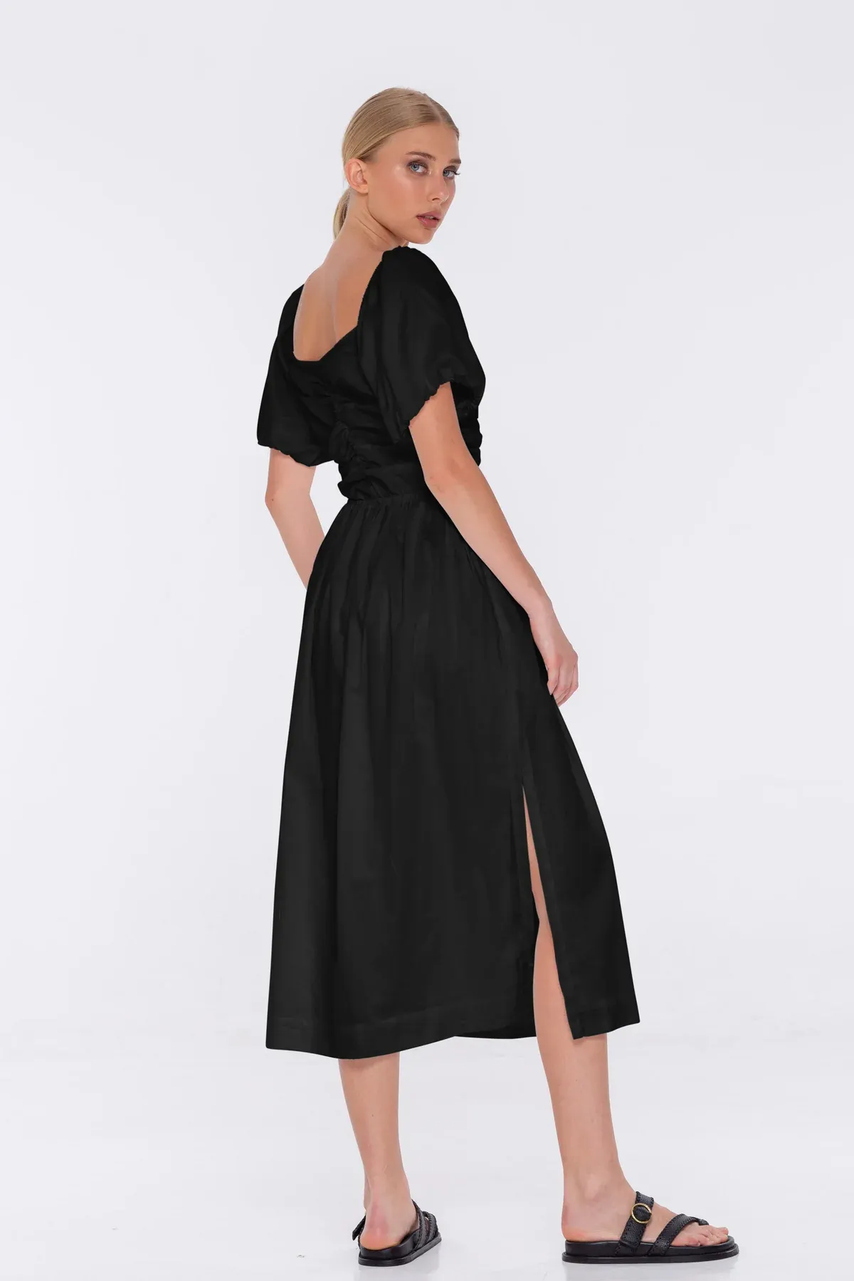 With Love Midi Dress - Black