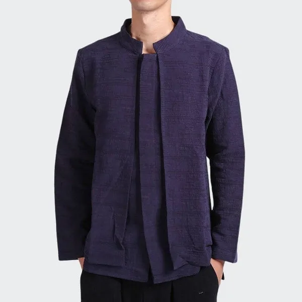 WLS Eiroh Two-Layer Long Sleeve Shirt Blue