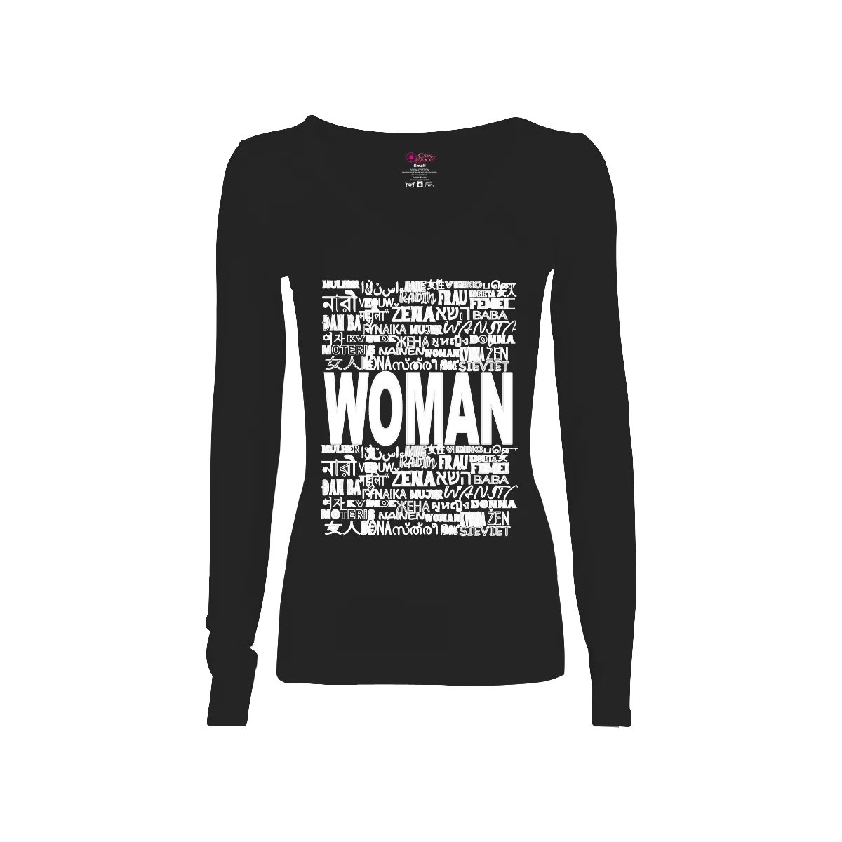 Woman in Every Language Long-Sleeve T-shirt