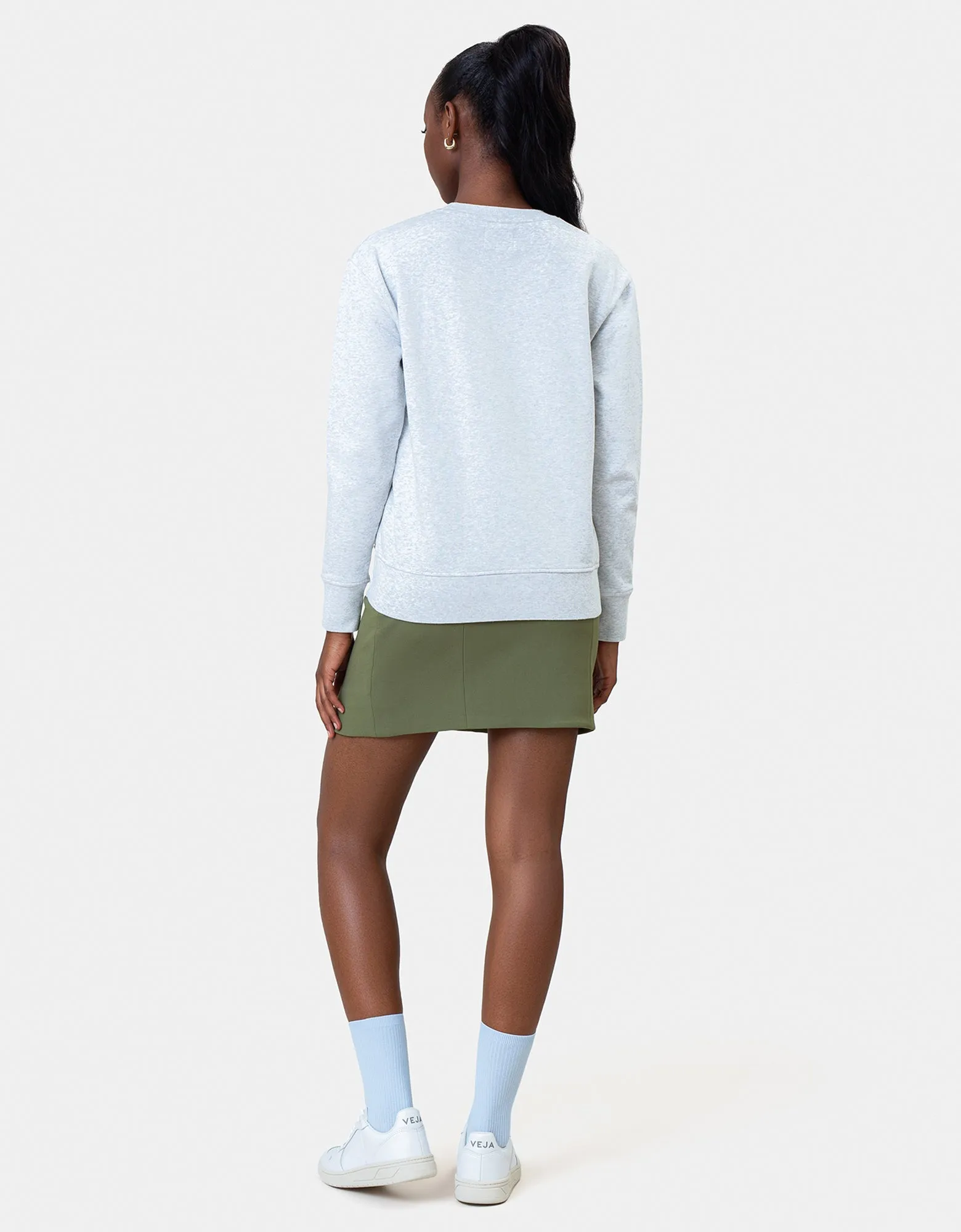 Women Classic Organic Crew - Pine Green