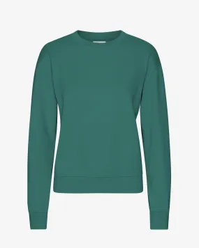 Women Classic Organic Crew - Pine Green