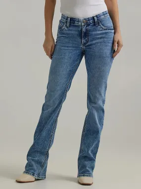 Wrangler Ladies Ultimate Riding Jean Willow Mid-Rise Bootcut Nadia 112344924