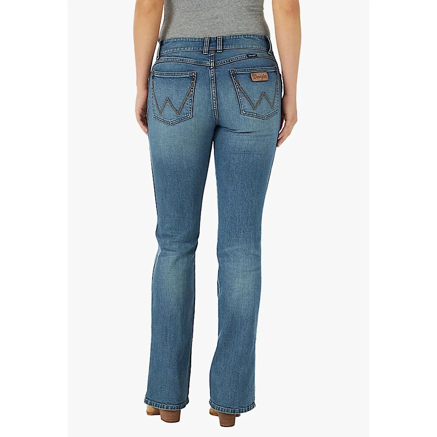 Wrangler Womens Retro Mae Riley Slit Jean - 34" Leg