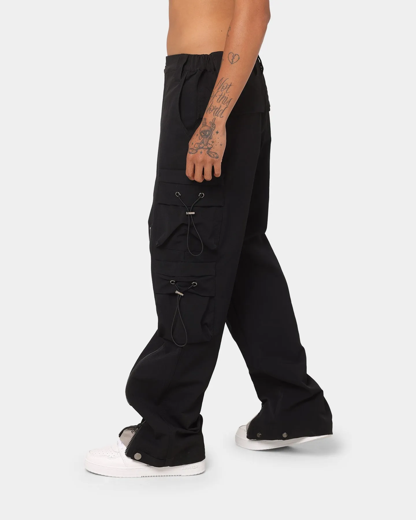 XXIII Rialto Zipper Cargo Pants Black/Grey